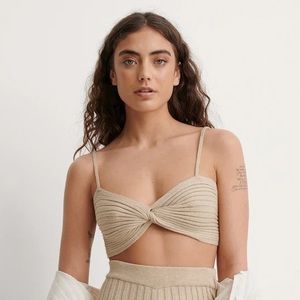 Nakd Rib Knitted Mini Top